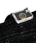 Vintage Clutch, &pound;550, Handbags, Black, Leather/Tweed, Other view